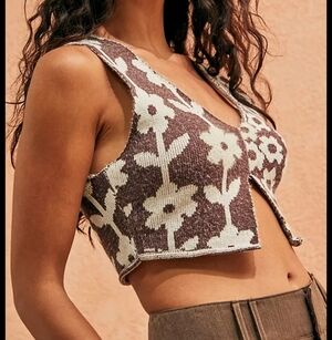 Urban Outfitters  Adriana Spliced Vest Size Large